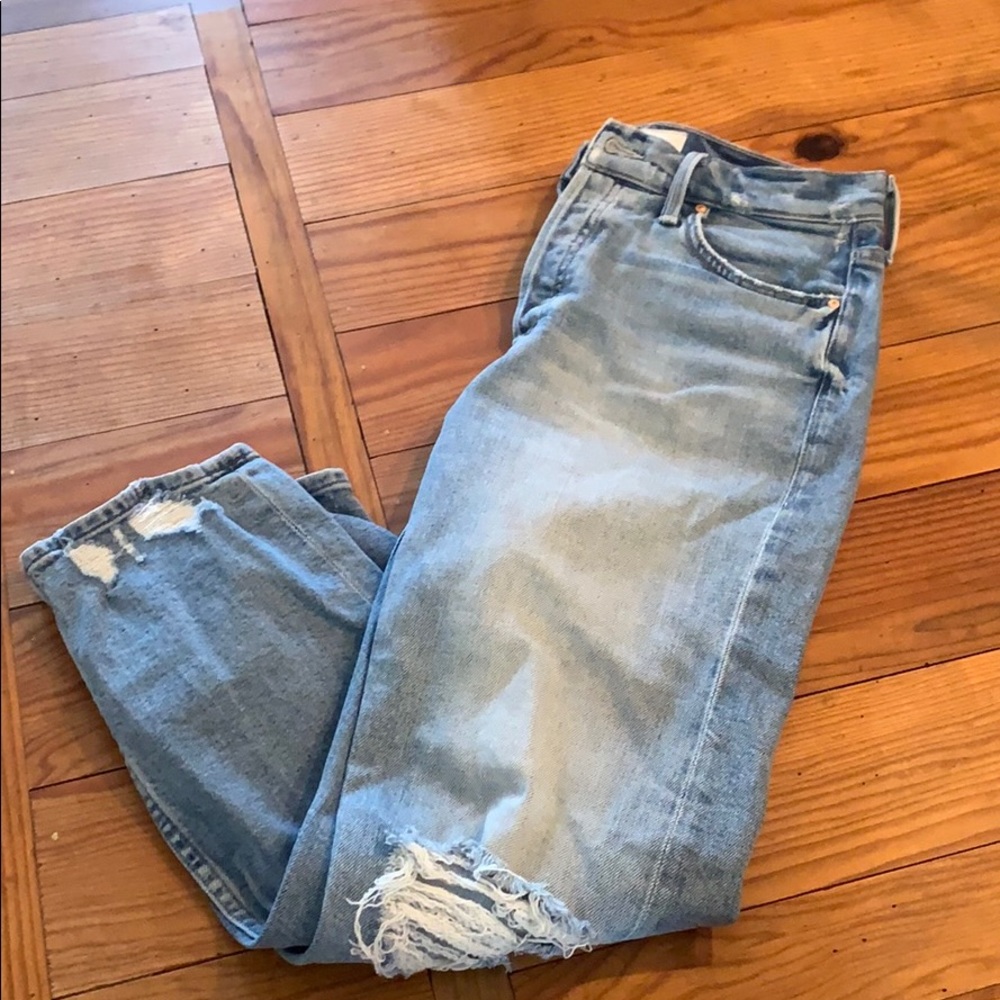 Mother Jeans, “The Tomcat” in wash “confession”